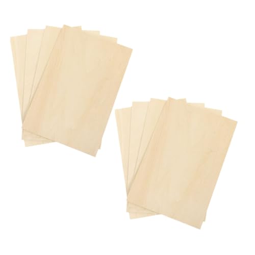 IWOWHERO 8Stücke Ultradünne Lindenholzplatten Rechteckige Holzscheiben für Heimwerker DIY Projekte Malerei und Schnitzerei Leicht und Vielseitig IWOWHERO 8Stücke Ultradünne Lindenholzplatten Rechteckige Holzscheiben für Heimwerker DIY Projekte Malerei und Schnitzerei Leicht und Vielseitig von IWOWHERO
