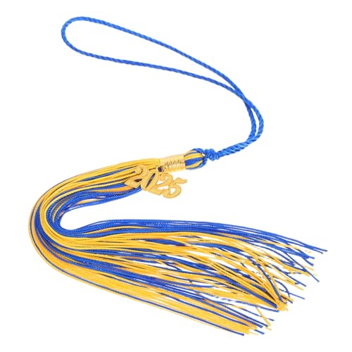 IWOWHERO Abschlussquaste mit Beweglichem Jahr Anhänger Langlebige Abschlusskappen Deko in Blau Gold für College Studenten Symbolisches Andenken und Kreative Ausdrucksmöglichkeit zur IWOWHERO Abschlussquaste mit Beweglichem Jahr Anhänger Langlebige Abschlusskappen Deko in Blau Gold für College Studenten Symbolisches Andenken und Kreative Ausdrucksmöglichkeit zur von IWOWHERO
