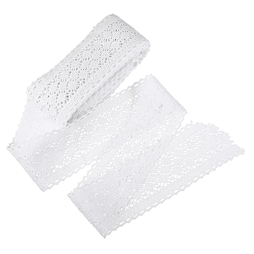 IWOWHERO DIY Baumwoll Spitzenband Handgemachte Nähzubehör für Dekoration Yards für Kleidung Hochzeitsfeiern Scrapbooking und Bastelprojekte von IWOWHERO