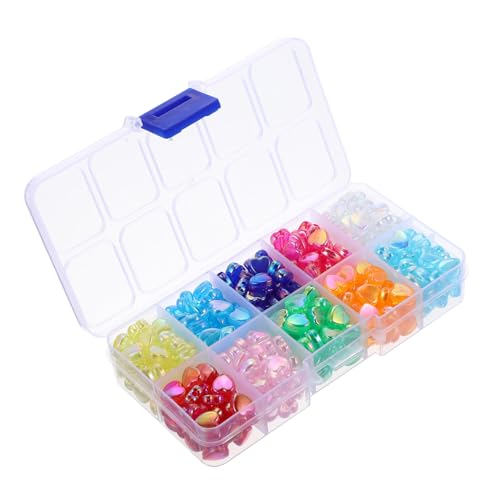 IWOWHERO DIY Herzform Acrylperlen Farben für Basteln Schmuckherstellung und Dekoration für Armbänder und Designs IWOWHERO DIY Herzform Acrylperlen Farben für Basteln Schmuckherstellung und Dekoration für Armbänder und Designs von IWOWHERO