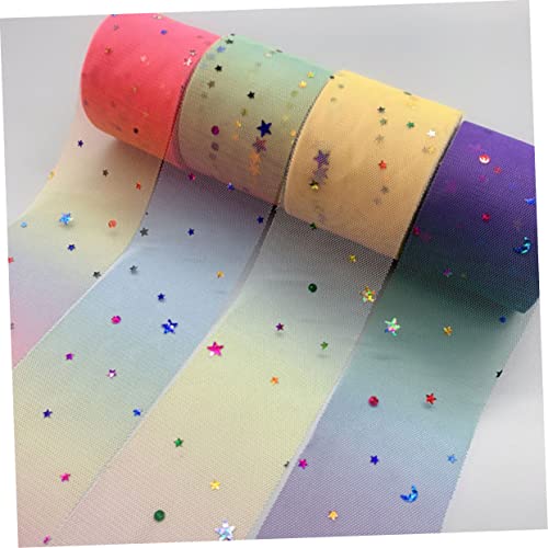 IWOWHERO DIY Regenbogen Band mit Sternen Mond Pailletten Handgemachte Deko für Kleider Haarschmuck und Bastelprojekte Hellgelb IWOWHERO DIY Regenbogen Band mit Sternen Mond Pailletten Handgemachte Deko für Kleider Haarschmuck und Bastelprojekte Hellgelb von IWOWHERO