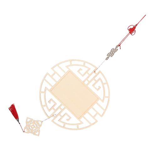 IWOWHERO DIY Retro Holzanhänger mit Chinesischem Knoten und Quaste Leichte Wanddekoration für Kindergarten Klassenzimmer und Flur Fördert Kreativität und Manuelle Geschicklichkeit IWOWHERO DIY Retro Holzanhänger mit Chinesischem Knoten und Quaste Leichte Wanddekoration für Kindergarten Klassenzimmer und Flur Fördert Kreativität und Manuelle Geschicklichkeit von IWOWHERO