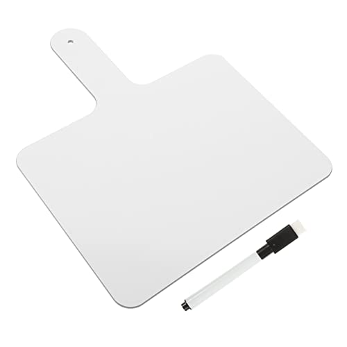 IWOWHERO Doppelseitiges Whiteboard Handheld Dry Erase Answer Paddle Teilig Leichtes Schreibbrett für Klassenzimmer und Spiele Tragbar Abwischbar Glatte Kanten und Langlebig von IWOWHERO