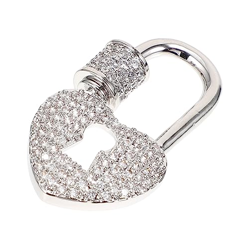IWOWHERO Halskette Anhänger Verschluss schmuckherstellung schmuck machen Herzverschlüsse Schließe Halskettenverschluss mit Schnellverschluss Halskettenverschluss-Konverter Kupfer Silver IWOWHERO Halskette Anhänger Verschluss schmuckherstellung schmuck machen Herzverschlüsse Schließe Halskettenverschluss mit Schnellverschluss Halskettenverschluss-Konverter Kupfer Silver von IWOWHERO