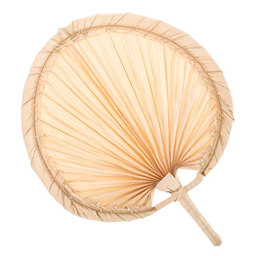 IWOWHERO Handgewebter Vintage Fächer Tragbarer Palmblatt Fächer für Sommer für Tänze Fotografie und Dekoration Handgemacht IWOWHERO Handgewebter Vintage Fächer Tragbarer Palmblatt Fächer für Sommer für Tänze Fotografie und Dekoration Handgemacht von IWOWHERO