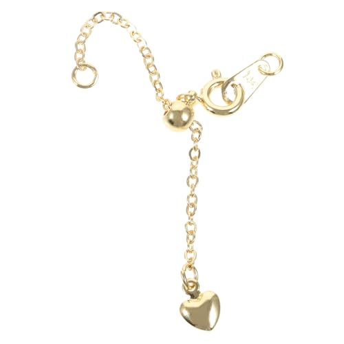 IWOWHERO Hummerschnalle -Erweiterungskette ketten verlängern armband zubehör Schmuckzubehör Schließe Karabinerverschluss stylische Verlängerungsketten Fußkettenverlängerungen Kupfer Golden IWOWHERO Hummerschnalle -Erweiterungskette ketten verlängern armband zubehör Schmuckzubehör Schließe Karabinerverschluss stylische Verlängerungsketten Fußkettenverlängerungen Kupfer Golden von IWOWHERO