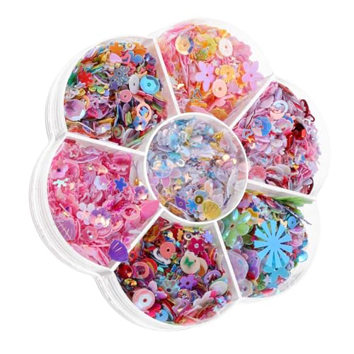 IWOWHERO Iridescente Spangles für Diy Projekte Vielseitige Glitzerperlen für Kleidung Nagelkunst und Kreative Dekorationen von IWOWHERO