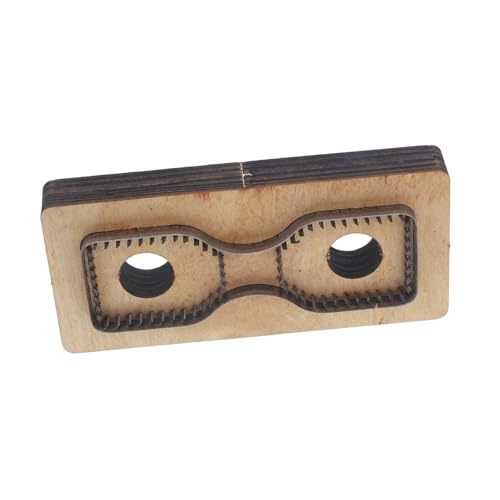 IWOWHERO Lederwarenform gestanzt Schlüssel Coupe Herstellung Schneiden craftcuttermesser DIY Lederwerkzeug leder geschnitten sterben lange Lederstanzform Stanzform für Lederstreifen Holz von IWOWHERO