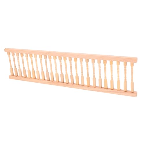 IWOWHERO Maßstab Holz Handlauf Robust Langlebig Einfache Montage Puppenhaus Zubehör Dekoration für Miniaturhäuser IWOWHERO Maßstab Holz Handlauf Robust Langlebig Einfache Montage Puppenhaus Zubehör Dekoration für Miniaturhäuser von IWOWHERO