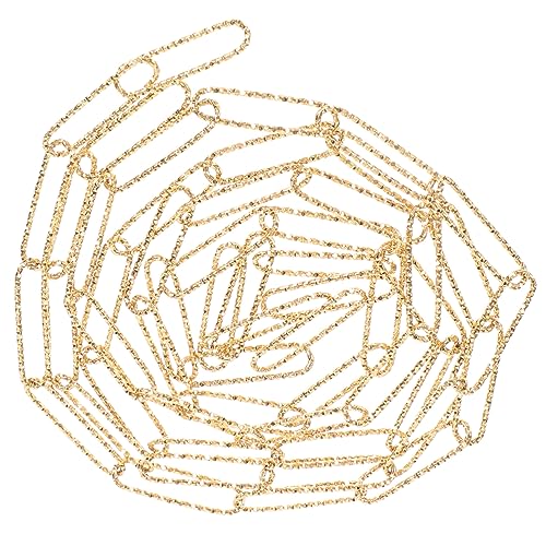 IWOWHERO Ovale DIY-Kette Herstellung kleine Kette edelstahlketten bescherung weihnachten geldgeschenke weihnachten necklace Schmuckketten Ketten für Halsketten Rostfreier Stahl Golden IWOWHERO Ovale DIY-Kette Herstellung kleine Kette edelstahlketten bescherung weihnachten geldgeschenke weihnachten necklace Schmuckketten Ketten für Halsketten Rostfreier Stahl Golden von IWOWHERO