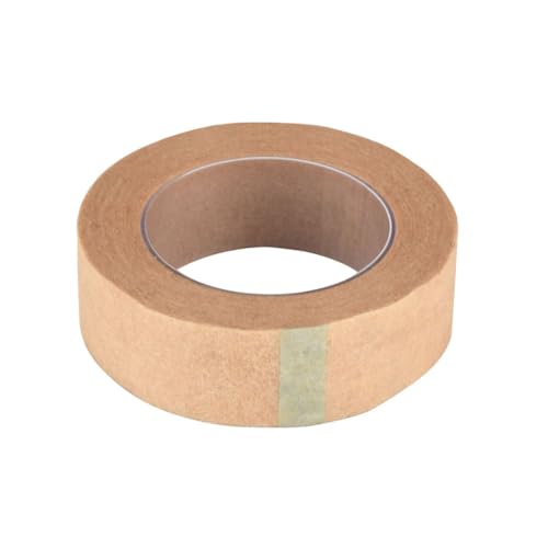 IWOWHERO Papierklebeband tätowieren kosmetikstudio ärsoft Braunes tape wimpernverlängerung zubehör braunes klebeband Mattenbefestigungsband Mehrzweckband Papier Klebeband festes Band Brown von IWOWHERO
