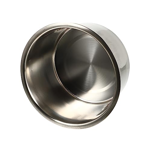 IWOWHERO Schmelztiegel handmade schmelztopf soap mold dein Seifenschmelzpfanne werkzeug Innentopf zum Schmelzen von Seife Behälter zum Schmelzen von Wachs Rostfreier Stahl Silver von IWOWHERO