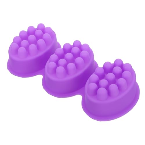 IWOWHERO Silikon Seifenform mit Massagefunktion DIY Seifenform für Handgemachte Stapelbar und Farbenfroh für Projekte und Umweltbewusste Seifenherstellung von IWOWHERO