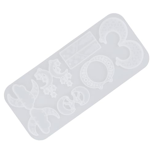 IWOWHERO Silikonform Ohrring Anhänger DIY Gießform Flexibel Langlebig für Epoxidharz Schmuckherstellung Mondform Charm Basteln IWOWHERO Silikonform Ohrring Anhänger DIY Gießform Flexibel Langlebig für Epoxidharz Schmuckherstellung Mondform Charm Basteln von IWOWHERO