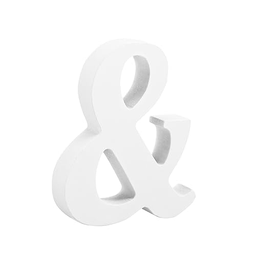 IWOWHERO Stehendes Holzalphabet Hängende Wand Holzsymbol Briefe Bastelt Weiße Holzbuchstaben Alphabet Buchstaben Ornamente Tischdekoration Holz-alphabet Haushalt Hölzern Kind Kunsthandwerk IWOWHERO Stehendes Holzalphabet Hängende Wand Holzsymbol Briefe Bastelt Weiße Holzbuchstaben Alphabet Buchstaben Ornamente Tischdekoration Holz-alphabet Haushalt Hölzern Kind Kunsthandwerk von IWOWHERO