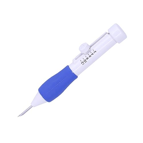 IWOWHERO Sticknadeln Set für DIY Stickerei Interchangeable Embroidery Pen Needles Kit mit Einfädler und Zubehör für Handarbeiten und Bastelprojekte Platzsparend und Langlebig von IWOWHERO