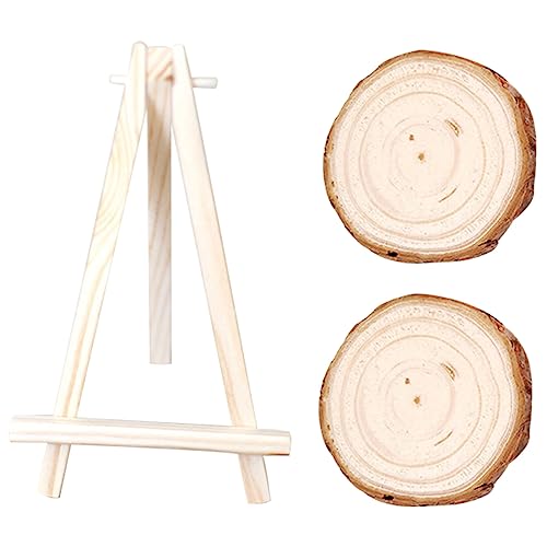 IWOWHERO Unbehandeltes Holz Runde Scheiben Blanke Holzausschnitte Mit Ständer Dekorativer Für Die Inneneinrichtung IWOWHERO Unbehandeltes Holz Runde Scheiben Blanke Holzausschnitte Mit Ständer Dekorativer Für Die Inneneinrichtung von IWOWHERO