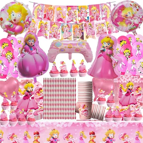 IXOKEV Princess Partygeschirr Set für 20 Gäste, Prinzessin Thema Party Deko Geschirr Set Kinder, Mädchen Geburtstag Deko, Geburtstags Teller Tassen Servietten Tischtücher Banner für Kinder Geburtstag IXOKEV Princess Partygeschirr Set für 20 Gäste, Prinzessin Thema Party Deko Geschirr Set Kinder, Mädchen Geburtstag Deko, Geburtstags Teller Tassen Servietten Tischtücher Banner für Kinder Geburtstag von IXOKEV