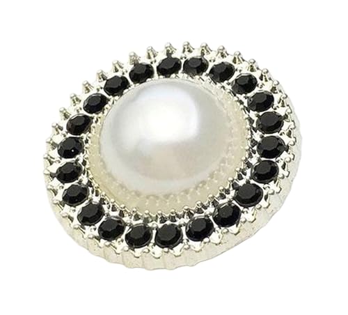 5 runde Perlen-Strass-Knöpfe, 22,5 mm 5 runde Perlen-Strass-Knöpfe, 22,5 mm von Iaunuqu