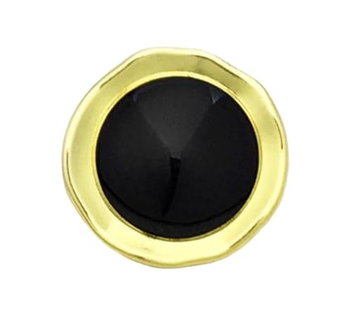 5 unregelmäßige Metallknöpfe, 15 - 25 mm (Gold, 22,5 mm, 5 Stück) von Iaunuqu