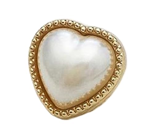 5 x Perlen-Herz-Knöpfe, 15 mm von Iaunuqu