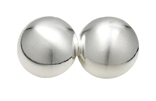 Metallknöpfe in Pilzform, 16 mm, 18 mm, 20 mm, silberfarben, 5 Stück Metallknöpfe in Pilzform, 16 mm, 18 mm, 20 mm, silberfarben, 5 Stück von Iaunuqu