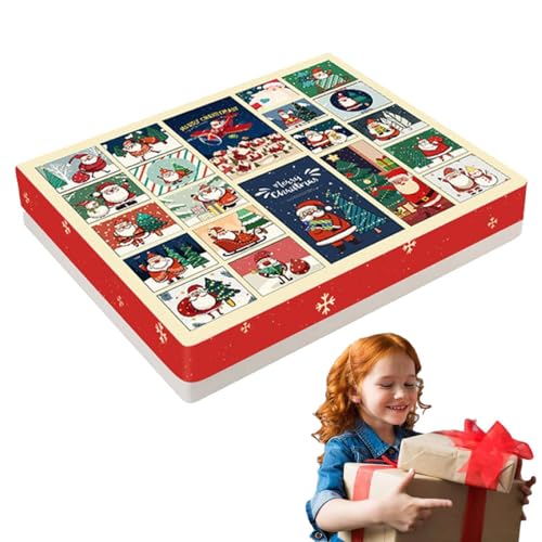 Ibuloule Weihnachts-Countdown-Spielzeug | Weihnachtsspielzeugkiste,Schatzkiste-Preise für das Klassenzimmer, Schulklassen-Belohnungen für Mädchen, Jungen und Kinder von Ibuloule