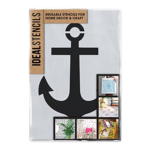 Ideal Stencils - A4-Schablone zum Malen von Böden, Wänden, Stoffen und Möbeln, wiederverwendbar, Kunststoff Ideal Stencils - A4-Schablone zum Malen von Böden, Wänden, Stoffen und Möbeln, wiederverwendbar, Kunststoff von Ideal Stencils