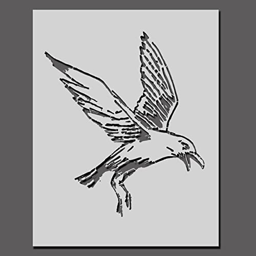 Banksy Schablone Möwe – A3 Größe – Malschablone, Heimdekoration, Kunst, wiederverwendbar Banksy Schablone Möwe – A3 Größe – Malschablone, Heimdekoration, Kunst, wiederverwendbar von Ideal Stencils