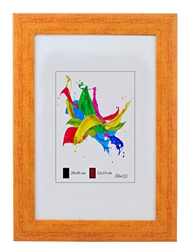 Ideal Trend Denver Holz Bilderrahmen 13x18 cm bis 50x70 cm 11 Farben Bilder Foto Rahmen: Farbe: Orange | Format: 20x30 Ideal Trend Denver Holz Bilderrahmen 13x18 cm bis 50x70 cm 11 Farben Bilder Foto Rahmen: Farbe: Orange | Format: 20x30 von Ideal Trend