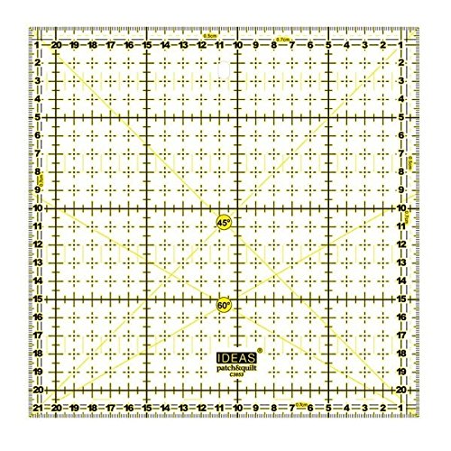 Patchwork-Lineal, 21,5 x 21,5 cm Patchwork-Lineal, 21,5 x 21,5 cm von Ideas