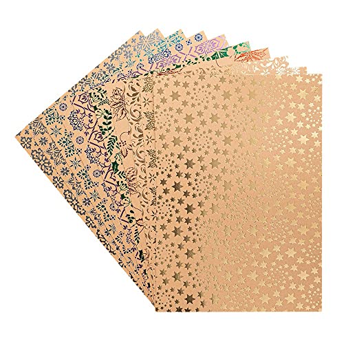 Ideen mit Herz 10 Bogen Design-Papier | Winter/Weihnachten 2 | DIN A4 | 250 g/m² | 10 verschiedene Designs | Kraftpapier mit aufwändiger Folienveredelung Ideen mit Herz 10 Bogen Design-Papier | Winter/Weihnachten 2 | DIN A4 | 250 g/m² | 10 verschiedene Designs | Kraftpapier mit aufwändiger Folienveredelung von Ideen mit Herz