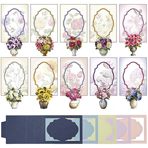 Ideen mit Herz 3-D Aufstell-Grußkarten Blume, 3-D Motive, Umschläge, 40-tlg. | Bastelset für Geburtstagskarten | Karten basteln für Hochzeit, Geburtstag, Jubiläum | Originelle Grußkarten | Kartenset Ideen mit Herz 3-D Aufstell-Grußkarten Blume, 3-D Motive, Umschläge, 40-tlg. | Bastelset für Geburtstagskarten | Karten basteln für Hochzeit, Geburtstag, Jubiläum | Originelle Grußkarten | Kartenset von Ideen mit Herz