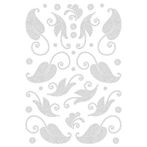 Ideen mit Herz Bügelstrass-Design | Strass-Applikation zum Aufbügeln | Bügelbild aus Strass | DIN A4 (Blätter 1) von Ideen mit Herz