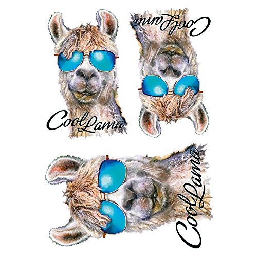 Ideen mit Herz Color Bügeltransfers, DIN A4, Cool Lama Nr. 2 | Textilien wie T-Shirts & Taschen mit Bügelmotiven verzieren | Transfer-Bilder schnell & einfach aufbügeln | DIY Textildesign Ideen mit Herz Color Bügeltransfers, DIN A4, Cool Lama Nr. 2 | Textilien wie T-Shirts & Taschen mit Bügelmotiven verzieren | Transfer-Bilder schnell & einfach aufbügeln | DIY Textildesign von Ideen mit Herz