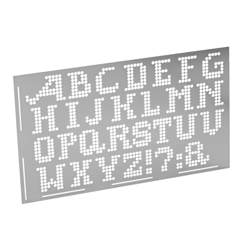 Ideen mit Herz Diamond-Painting-Lineal | Buchstaben | für runde Steine | Höhe je Buchstabe: 2,5 cm Ideen mit Herz Diamond-Painting-Lineal | Buchstaben | für runde Steine | Höhe je Buchstabe: 2,5 cm von Ideen mit Herz
