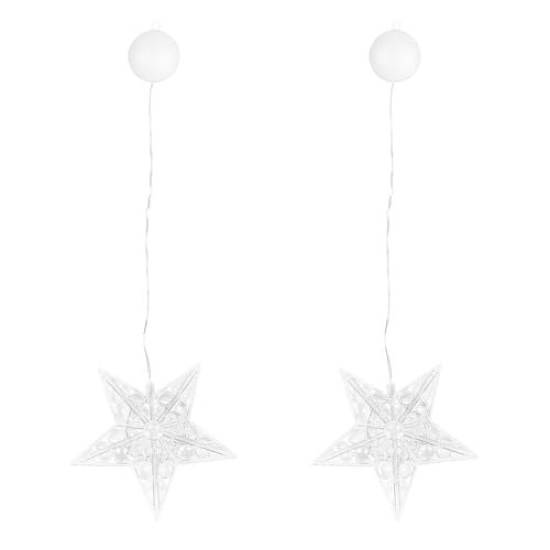 Ideen mit Herz LED-Sterne mit Linsenreflexion | indoor | 14,6 cm x 14 cm | je 10 LEDs in Warmweiß | transparent | klar | 2 Stück | mit Timer-Funktion | Fenster-Deko zu Weihnachten Ideen mit Herz LED-Sterne mit Linsenreflexion | indoor | 14,6 cm x 14 cm | je 10 LEDs in Warmweiß | transparent | klar | 2 Stück | mit Timer-Funktion | Fenster-Deko zu Weihnachten von Ideen mit Herz