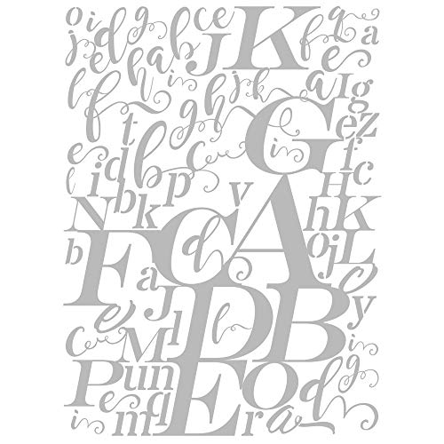 Ideen mit Herz Metallic Bügeltransfer | glänzend | 25 x 34cm | Textilien wie T-Shirts & Taschen mit Bügelmotiven verzieren | Bilder schnell & einfach aufbügeln | DIY Textildesign (Buchstaben | silber) von Ideen mit Herz