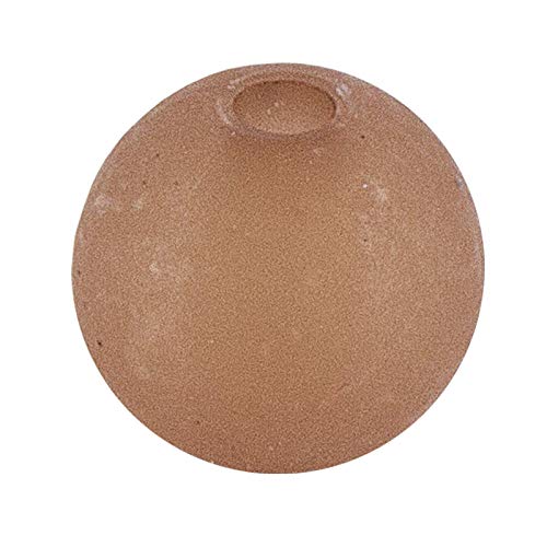 Ideen mit Herz Perlen mit Loch, zum Auffädeln | Deko-Perlen zum Basteln | gefrostet | (braun, Ø8mm | 100 Stück) von Ideen mit Herz