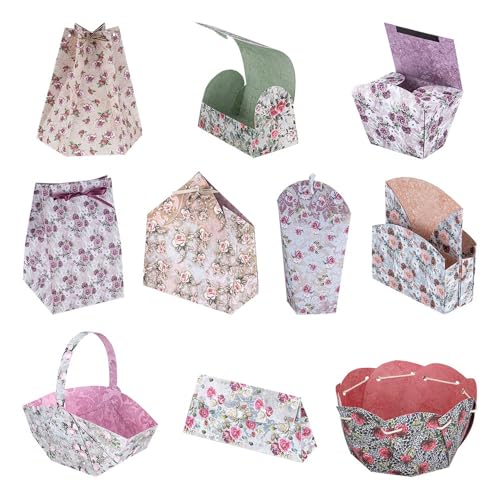 Ideen mit Herz | Schablonen für Faltboxen | Bastelvorlagen für DIY Geschenkboxen | 26 x 26 cm | 10 verschiedene Designs Ideen mit Herz | Schablonen für Faltboxen | Bastelvorlagen für DIY Geschenkboxen | 26 x 26 cm | 10 verschiedene Designs von Ideen mit Herz