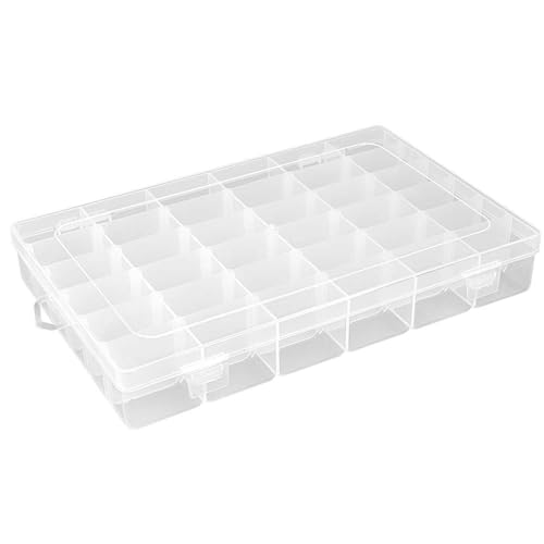 Ideen mit Herz Sortierbox für Kleinteile | Aufbewahrungsbox | 36 Fächer à 4,3 x 2,7 cm | Gesamtgröße: 27,2 cm x 17,5 cm x 4,5 cm | Setzkasten, Sortimentskasten | idealer Sortierkasten zum Basteln Ideen mit Herz Sortierbox für Kleinteile | Aufbewahrungsbox | 36 Fächer à 4,3 x 2,7 cm | Gesamtgröße: 27,2 cm x 17,5 cm x 4,5 cm | Setzkasten, Sortimentskasten | idealer Sortierkasten zum Basteln von Ideen mit Herz