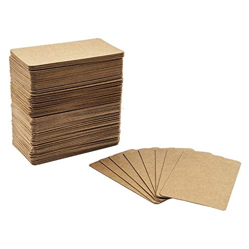 Ideen mit Herz Tischkarten | Kraftpapier | 9 cm x 5,3 cm | 300 g/m² | 200 Stück von Ideen mit Herz