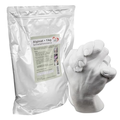 Schnellabformmasse | Alginat | Pulver (1 kg) von Ideen mit Herz