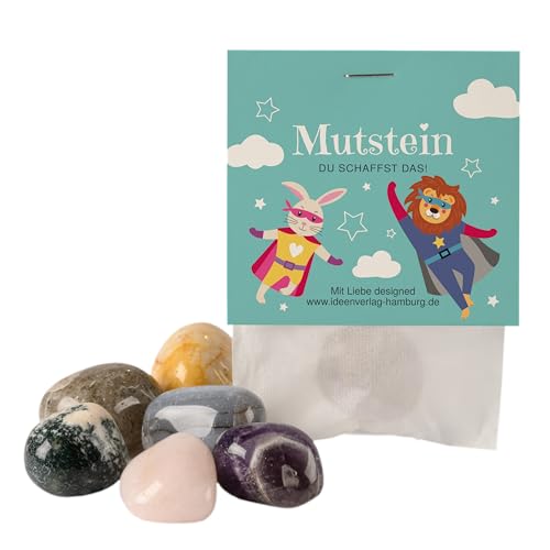 10x "Mutstein" Glückssteine für Kinder / Glücksbringer Stein als Mitgebsel Kindergeburtstag / Mutmacher Mitgebsel / Glücksbringer Kinder / Glücksbringer Geburtstag Mitgebsel Kinder Kleinigkeit 10x "Mutstein" Glückssteine für Kinder / Glücksbringer Stein als Mitgebsel Kindergeburtstag / Mutmacher Mitgebsel / Glücksbringer Kinder / Glücksbringer Geburtstag Mitgebsel Kinder Kleinigkeit von Ideenverlag HAMBURG