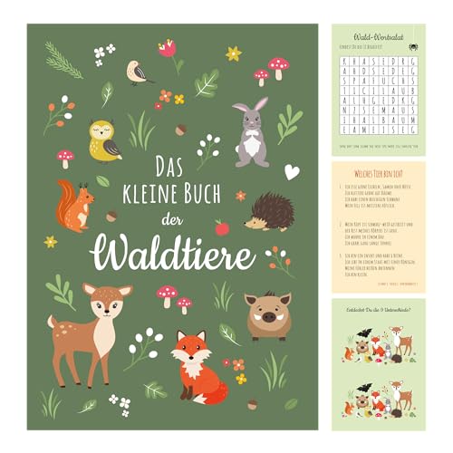 10x "Waldtiere" Bastelbücher für Kinder – Mitmachbücher als Mitgebsel Kindergeburtstag – Geschenkidee für Mädchen und Jungen – Geburtstagsmitbringsel – Kindergeburtstag Geschenk Bastelbuch 10x "Waldtiere" Bastelbücher für Kinder – Mitmachbücher als Mitgebsel Kindergeburtstag – Geschenkidee für Mädchen und Jungen – Geburtstagsmitbringsel – Kindergeburtstag Geschenk Bastelbuch von Ideenverlag HAMBURG