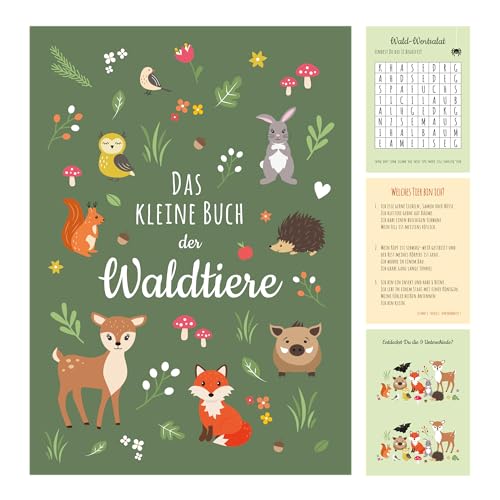 10x "Waldtiere" Bastelbücher "Das kleine Buch der Waldtiere" als Mitgebsel Kindergeburtstag / Büchlein Waldtiere Mitgebsel Waldtieregeburtstag Geschenke Kindergeburtstag Mitgebsel Kindergeburtstag von Ideenverlag HAMBURG