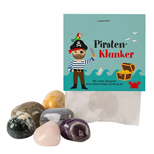 10x "Piraten" Glückssteine für Kinder / Glücksbringer Stein "Piraten Klunker" als Mitgebsel Kindergeburtstag Piraten / Glücksbringer Kinder / Piraten Geburtstag Mitgebsel Kinder / Seeräuber Schatz 10x "Piraten" Glückssteine für Kinder / Glücksbringer Stein "Piraten Klunker" als Mitgebsel Kindergeburtstag Piraten / Glücksbringer Kinder / Piraten Geburtstag Mitgebsel Kinder / Seeräuber Schatz von Ideenverlag HAMBURG