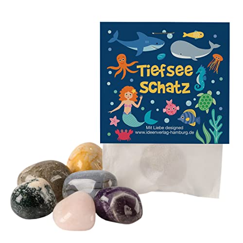 10x "Tiefsee / Meerjungfrauen" Glückssteine für Kinder / Glücksbringer Stein "Tiefsee Schatz" als Mitgebsel Kindergeburtstag Meerjungfrauen / Meerjungfrauen Geburtstag Mitgebsel Kinder Glücksbringer 10x "Tiefsee / Meerjungfrauen" Glückssteine für Kinder / Glücksbringer Stein "Tiefsee Schatz" als Mitgebsel Kindergeburtstag Meerjungfrauen / Meerjungfrauen Geburtstag Mitgebsel Kinder Glücksbringer von Ideenverlag HAMBURG