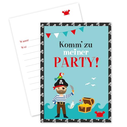 12x "Piraten" Einladungskarten zum Kindergeburtstag / Piraten Party Einladungskarten Piraten Kindergeburtstag Einladung Kindergeburtstag Piraten Einladung Kindergeburtstag Junge Einladungen Piraten 12x "Piraten" Einladungskarten zum Kindergeburtstag / Piraten Party Einladungskarten Piraten Kindergeburtstag Einladung Kindergeburtstag Piraten Einladung Kindergeburtstag Junge Einladungen Piraten von Ideenverlag HAMBURG
