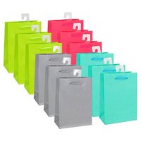 12 Idena Geschenktüten Uni farbsortiert 25,0 x 35,0 cm von Idena